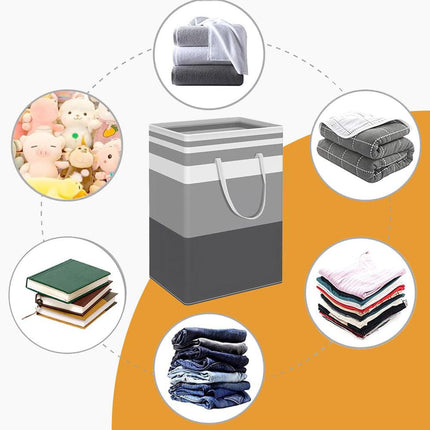 Hivvago 2-Pack Large Waterproof Laundry Baskets with Handles.