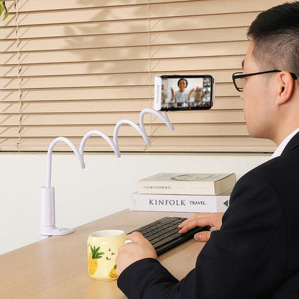 Urbanoki Gooseneck Phone Holder Flexible Clamp Mount for Bed Desk.