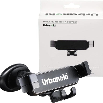 Urbanoki Air Vent Car Phone Holder Mount Strong Grip for Smartphones - Black.