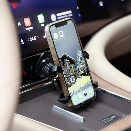 Urbanoki Air Vent Car Phone Holder Mount Strong Grip for Smartphones - Black.