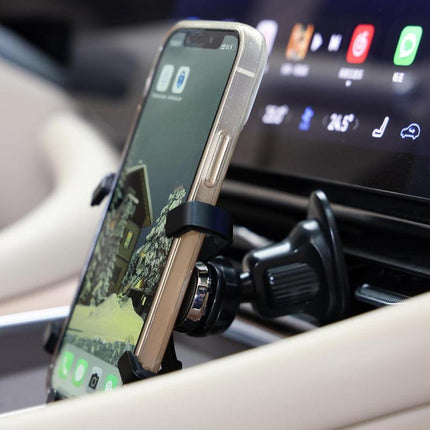 Urbanoki Air Vent Car Phone Holder Mount Strong Grip for Smartphones - Black.