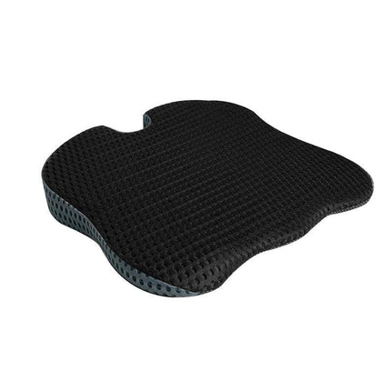 Vagooz Car Wedge Seat Cushion – Memory Foam Booster with Non-Slip Base, Black.