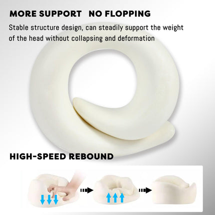 Vagooz Memory Foam Travel Neck Pillow Set.