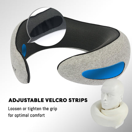 Vagooz Memory Foam Travel Neck Pillow Set.