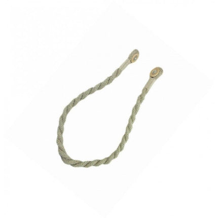 Magnetic weaved rope tieback Linen.