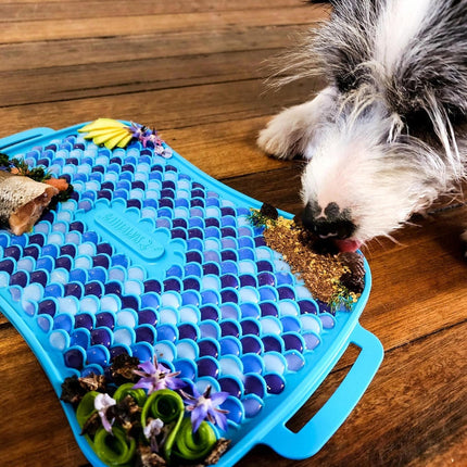 Marley Slowappy Reversible Lick Mat - Blue Lick Mat.