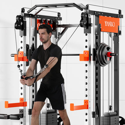 SmartFit M1 Max 130kg Pin Loaded Multi Functional Training Smith Machine Home Gym Power Rack Machine.