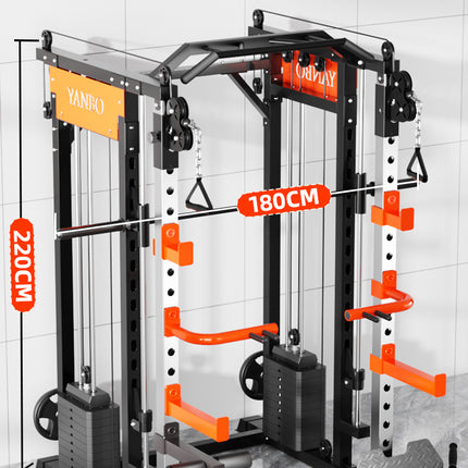 SmartFit M1 Max 130kg Pin Loaded Multi Functional Training Smith Machine Home Gym Power Rack Machine.
