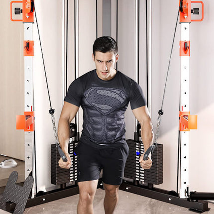 SmartFit C1 Max Multi Functional Cable Crossover Station 130kgs Pin Loaded Machine with attachment.