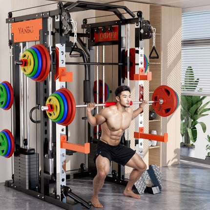 130kgs pin loaded SmartFit M1 Ultra Leg Press and Chest Fly Multi Functional Training Smith Machine Home Gym.