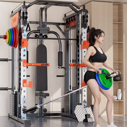 130kgs pin loaded SmartFit M1 Ultra Leg Press and Chest Fly Multi Functional Training Smith Machine Home Gym.