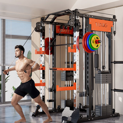 130kgs pin loaded SmartFit M1 Ultra Leg Press and Chest Fly Multi Functional Training Smith Machine Home Gym.