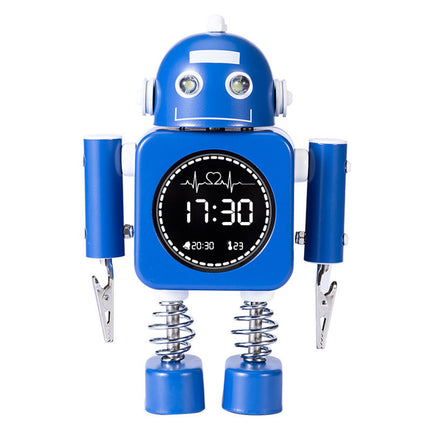 Laser Kids Robot Alarm Clock - Blue.