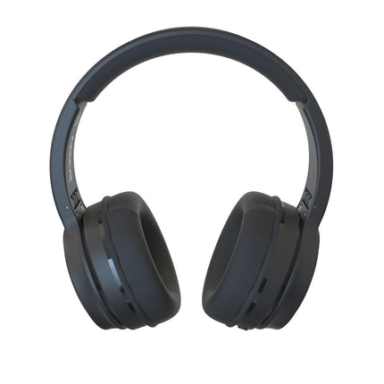 Laser Foldable Bluetooth Headphones with Mic Black.