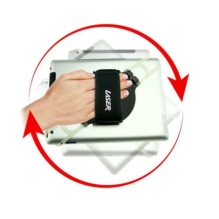Laser Tablet Holder with 360 Degree Swivel - Black.