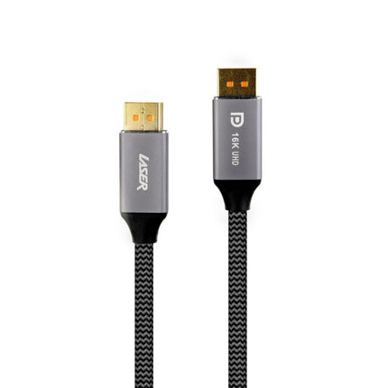 Laser 16K DisplayPort Male to Male Cable 2m.