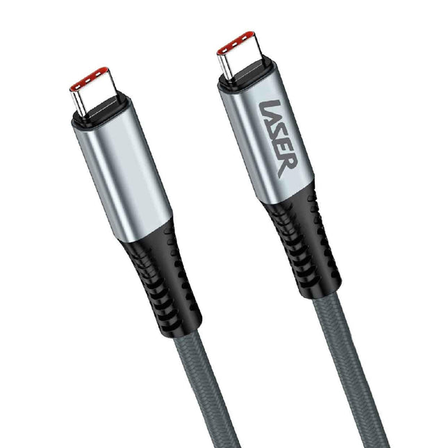 Laser 240W USB-C to USB-C Braided Cable 1M.