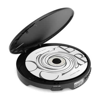 Laser Portable CD MP3 Player with Anti-Skip Tech and Headphones.