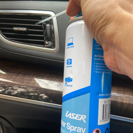 Laser 400ml Air Duster Spray - Computer & Electronics Cleaner.