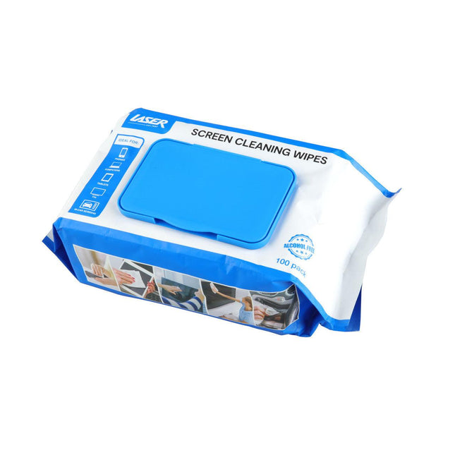 Laser Screen Cleaning Wipes 100 Pack - 3 Pack.