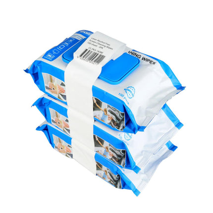 Laser Screen Cleaning Wipes 100 Pack - 3 Pack.