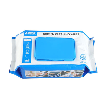 Laser Screen Cleaning Wipes 100 Pack - 3 Pack.