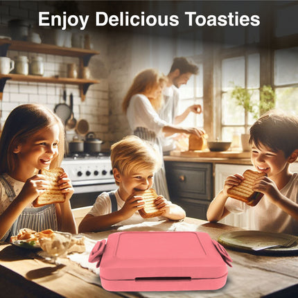 Laser Microwave Toastie Maker Flamingo Pink.