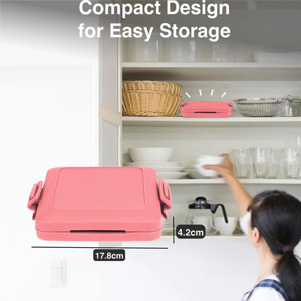 Laser Microwave Toastie Maker Flamingo Pink.