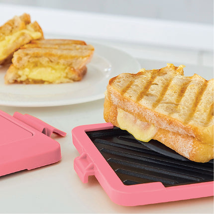Laser Microwave Toastie Maker Flamingo Pink.