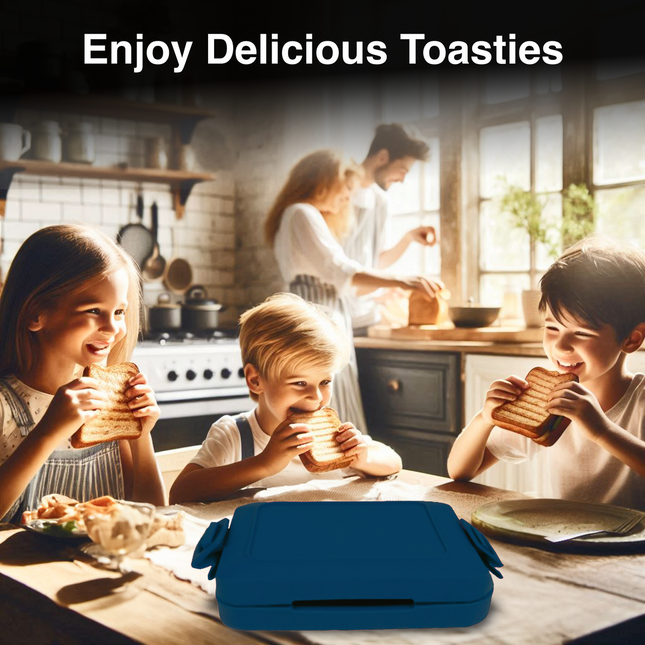Laser Heatwave Tech Microwave Toastie Maker Blue.