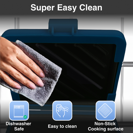 Laser Heatwave Tech Microwave Toastie Maker Blue.