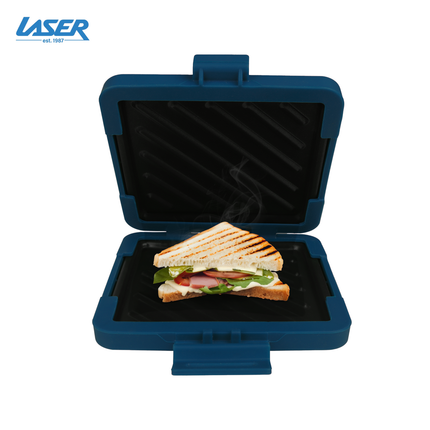 Laser Heatwave Tech Microwave Toastie Maker Blue.