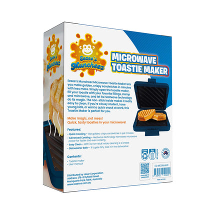 Laser Heatwave Tech Microwave Toastie Maker Blue.