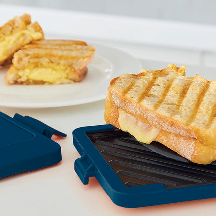 Laser Heatwave Tech Microwave Toastie Maker Blue.