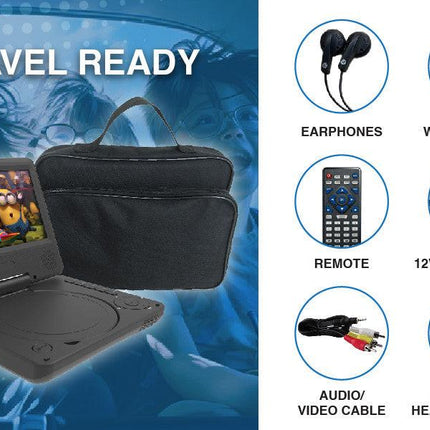 Laser Portable DVD Player 7 inch.