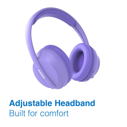 Laser Volume Limited ANC Kids Headphones Lilac.