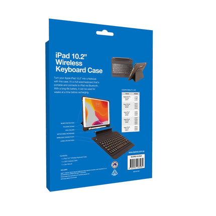 Laser iPad 10.2-inch Wireless Keyboard Case Black.