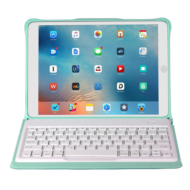 Laser iPad 10.2-inch Wireless Keyboard Case Green.