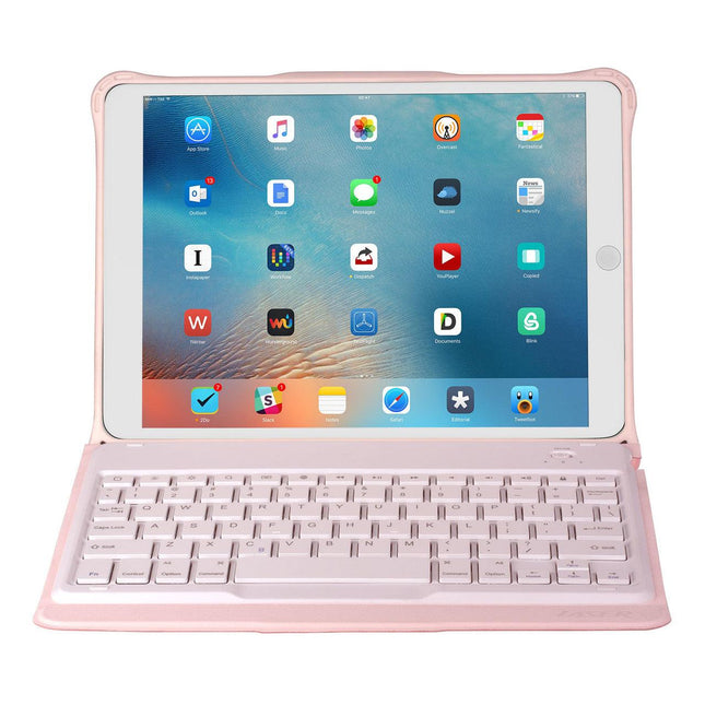 Laser iPad 10.2-inch Wireless Keyboard Case Pink.
