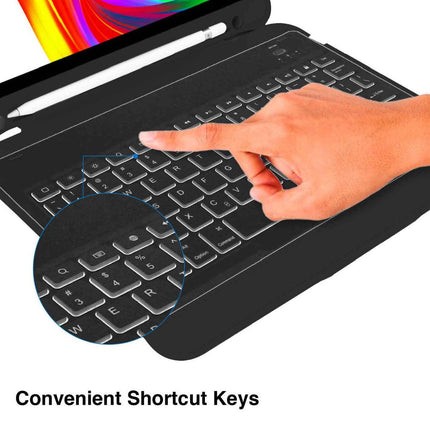 Laser iPad 10.9-inch Wireless Keyboard Case Black.