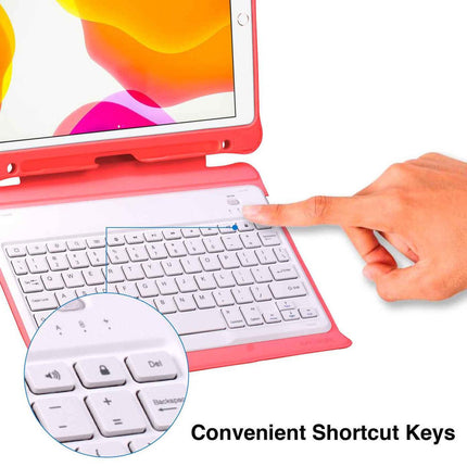 Laser iPad 10.9-inch Wireless Keyboard Case Watermelon.