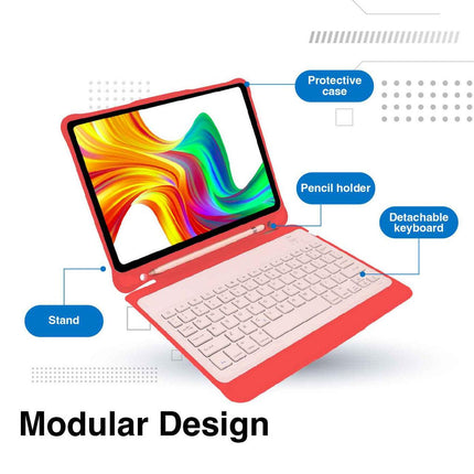 Laser iPad 10.9-inch Wireless Keyboard Case Watermelon.