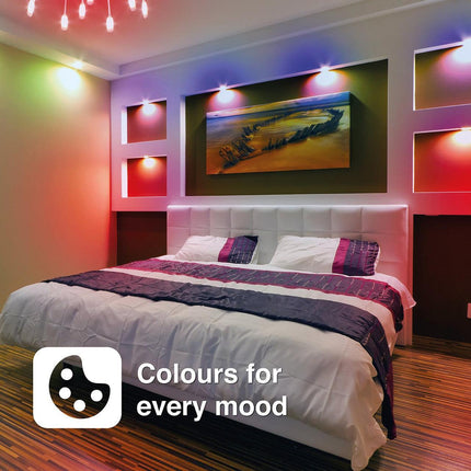 Laser 10W Smart RGB Bulb E27 - App & Voice Control.