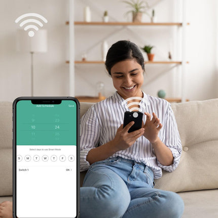 Laser Smart Wi-Fi Plug with Dual USB and Power Monitoring.