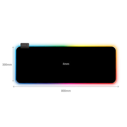 Laser RGB LED Gaming Mouse Pad Extra Large.