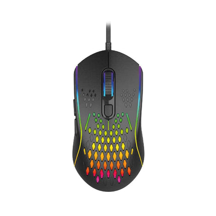 Laser RGB Lightweight Gaming Mouse - Black.
