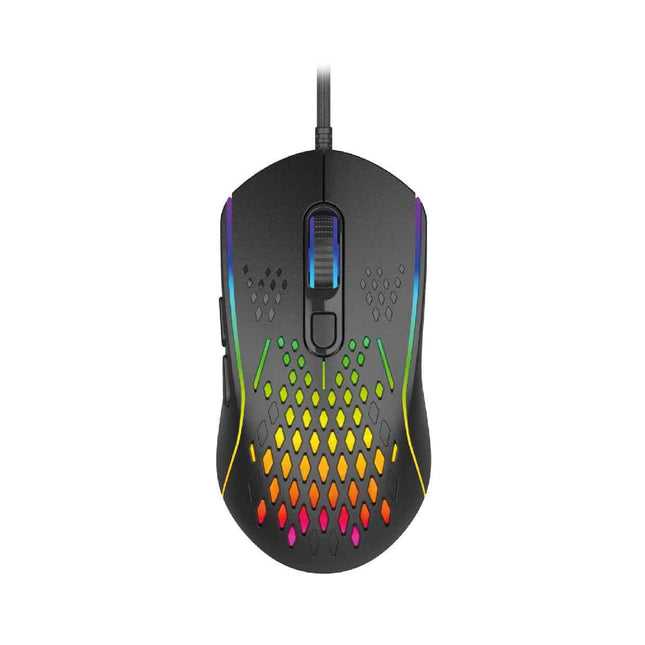 Laser RGB Lightweight Gaming Mouse - Black.