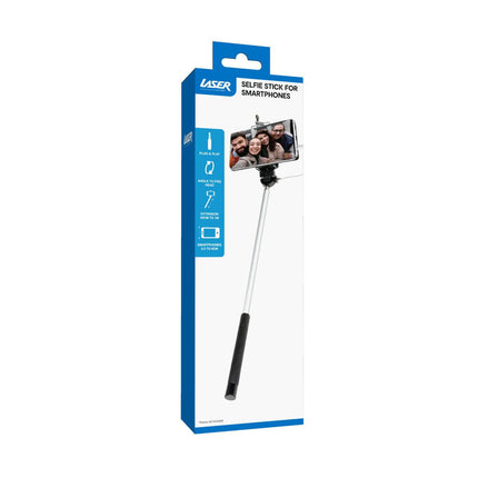 Laser Universal Selfie Pole with Control Cable included.