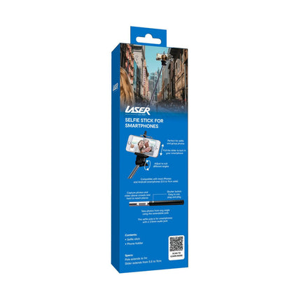 Laser Universal Selfie Pole with Control Cable included.