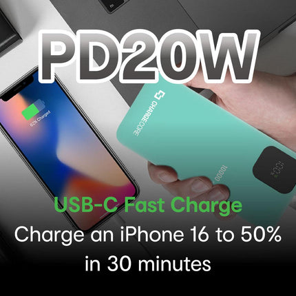 ChargeCore SafeCharge Max 10K - Aquatic Awe.